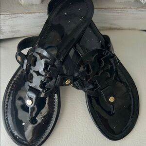 Tory Burch Black Sandals Elegant Design